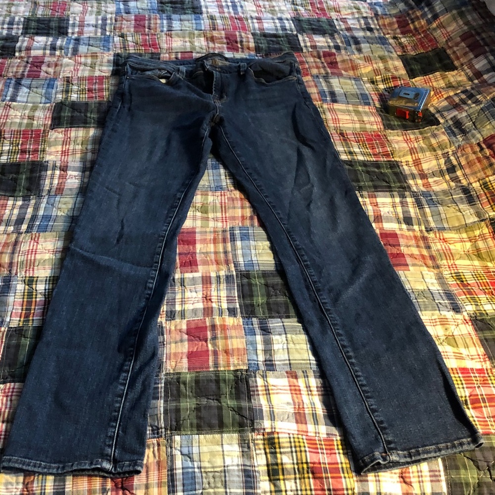 J Brand Mid-Rise Rail Jeans, 28